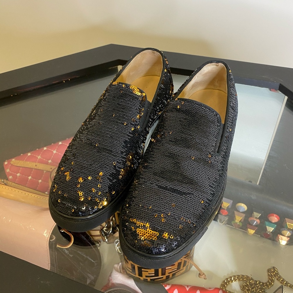 Louboutin Slip-On Sneakers